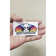 STIKER ALIEN WORKSHOP STICKER PRINT