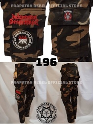 Celana Cargo Panjang Army / Kempol Panjang motif Army PRAPATAN REBEL - INDONESIAN DEATH METAL (196)