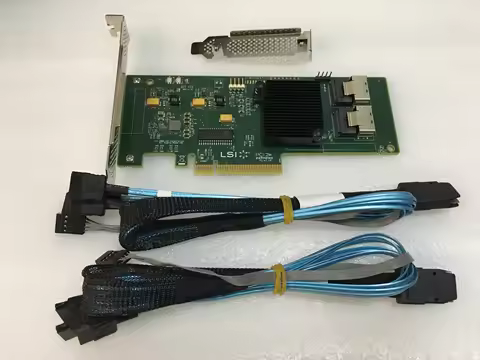 Internal SATA/SAS PCI-e RAID Controller Card SAS for LSI 9211-8i 8 PORT HBA CARD with cables
