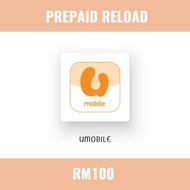 RM100 U mobile prepaid / top up umobile
