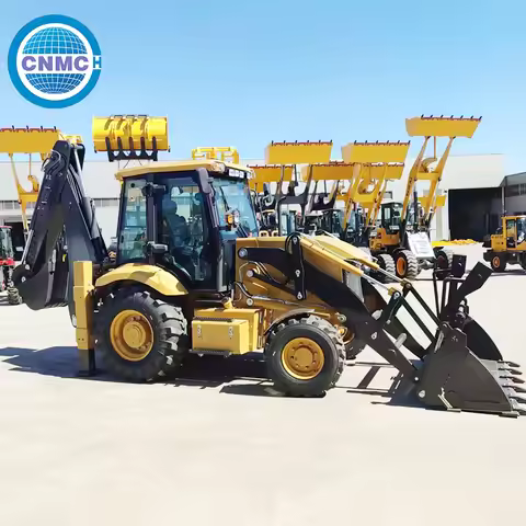 CNMC 4x4 Wheel Loader 9 Ton Customizable Multifunctional Factory Direct Backhoe Loader Two-End Opera