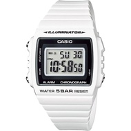 Casio Collection Standard Digital Resin Series Wrist Watch (Water Resistant to 5/10/20 ATM), White (