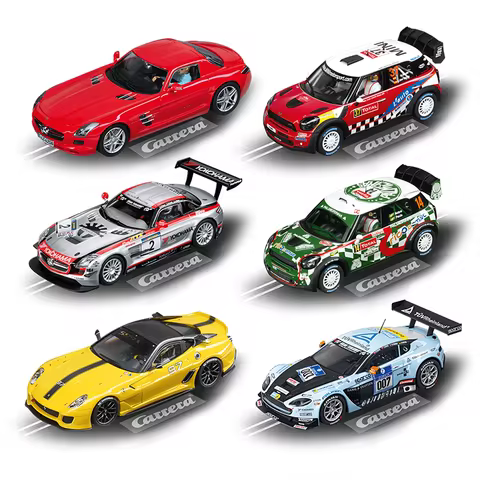 Slot Cars Digital Carrera 1 32 1/32 132 30541 SLS 30551 GT3 30563 599XX 30614 Countryman WRC 30615 3