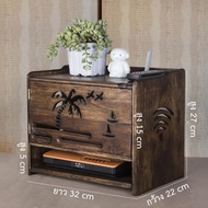 THAILUCKY กล่องใส่เราเตอร์wifi กล่องเก็บเราเตอร์wifi กล่องเก็บของอเนกประสงค์ ขั้นวางกล่องรับสัญญาณ ข