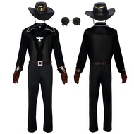 Norton Campbell Skin Black Tulip IdentityV Costume Sexy Man Cosplay Party Role Play Amine Halloween 