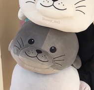 Doony_Doll Delivers Quickly from Bangkok. 80cm Cuddly Seal Doll Available in 6 Colors a Gift for You