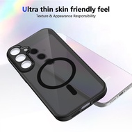 Samsung A55 5G Case Matte Black Magnetic Attraction Casing For Samsung Galaxy A55 5G Phone Case