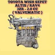3ZR-FE 2.0CC Engine Toyota Wish Altis Rav4 3ZR-FE / Empty Engine( Valvematic) Engine Kosong