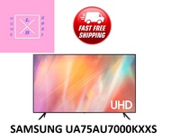 SAMSUNG UA75AU7000KXXS 75INCH 4K CRYSTAL UHD SMART TV , COMES WITH 3 YEARS WARRANTY , BIG AND VALUE FOR MONEY , READY STOCK AVAILABLE