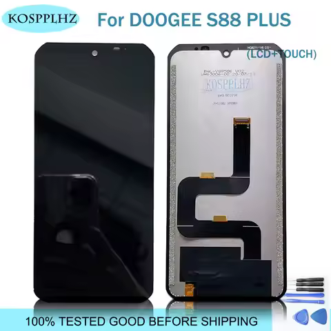 New 6.3'' For Doogee S88 PLUS LCD Display + Touch Screen Digitizer Assembly Replacement For Doogee S