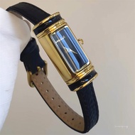 Ankara Women's Watch - Red Strap Macaron Color Long Oval 3D Mini Gold Bar Watch for Stylish Women