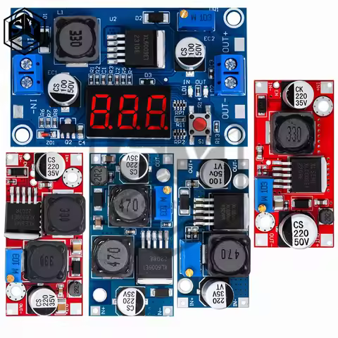 1PCS Boost Buck DC-DC Adjustable Step Up Down Converter XL6009 Power Supply Module 20W 5-32V to 1.2-