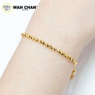 WAH CHAN 916 Gold Bracelet - Gelang Candy Shiny Disco Ball OSB1275