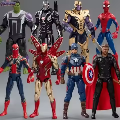 New IN stock Hot ZD Toys Avengers Legends Iron Man Spider Man Thor Captain America Thanos Hulk War M
