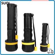 LUCKY-SUQI LED Torches Super Bright 3LED/7LED/1W Rubber Flashlight Toch