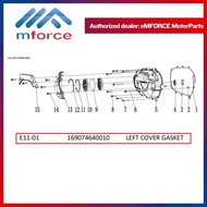 QJ MOTOR AX200S 169074640010 LEFT COVER GASKET ORIGINAL QJ MOTOR SCOOTER