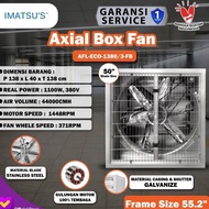 Promo Blower Exhaust Box Fan Kandang Ayam 50 Inch 380V 3 Phase Kipas