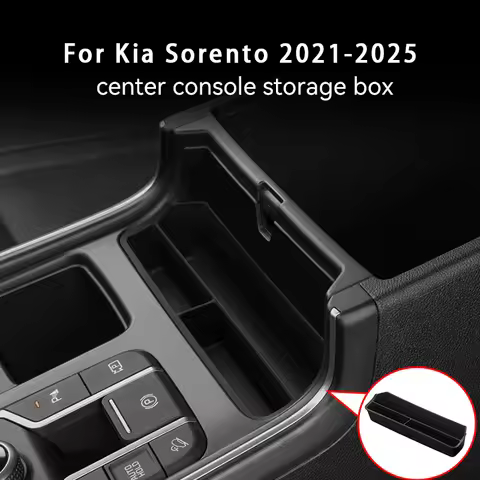 For Kia Sorento 2021-2025 Center Console Storage Box Silicone Centre Console Storage Box Organizer T