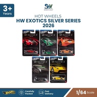 HW Hot Wheels Ferrari Laferrari Yellow Exotics Silver Series 2026HW