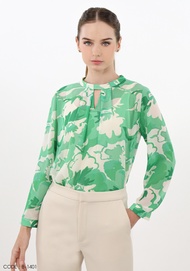VERONIQA Blouse VE-B1401 ชีฟอง ปริ้นท์ แขนยาว IGPU25-8