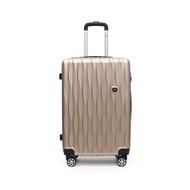 HQ LUGGAGE กระเป๋าเดินทาง ABS 4 ล้อคู่ กุญแจล็อค 3 รหัส รุ่น 8866