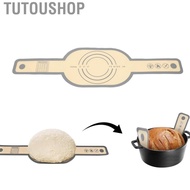 tutoushop Reusable Silicone Baking Mat Easy Bread with Long Handles Sling for Dutch Oven  Transferri