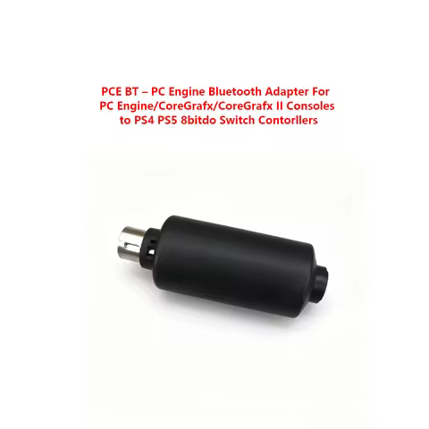 PCE BT – PC Engine Bluetooth Adapter For PC Engine/CoreGrafx/CoreGrafx II Consoles to PS4 PS5 8bitdo