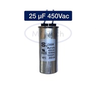 25uF450V Capacitor 25uf 450v Motor run 25uf 450v 85C 450v 25uf (Size 40x90mm) Quantity 1 Piece
