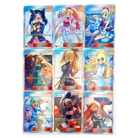 Pokemon PTCG Trainer Cynthia Lillie Touko Toys Hobbies Hobby Collectibles Game Collection Anime Card