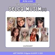 [MUSIM 1] L3 SAFIM CHAEWON SAKURA YUNJIN KAZUHA EUNCHAE PHOTOCARD FANMADE