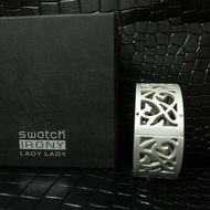 (特價)Swatch摟空雕花手環錶