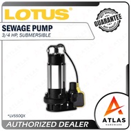 Lotus Submersible Sewage Pump (Stainless) 3/4 HP LV550QX