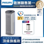 【Philips 飛利浦】AC3858 奈米級空氣清淨機 ★適用23-26坪★