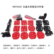 Suitable for GoPro9/8/7 insta360 one x2 r Car Motorcycle Helmet Chin Bracket Sports Camera Accessories Xiaoyi 4K Mountain Dog SJCAM