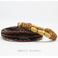 Gelang Kulit Antik Etnik Ammossi seri MIANGAS Murah