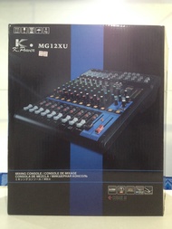 มิกเซอร์ เครื่องผสมสัญญาณเสียง Digital Mixer K Power Mixing Console MG12XU 12 Channel USB player Dig