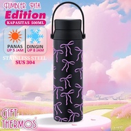 CUSTOM TUMBLER Korean Coquette TUMBLER - CAPACITY 500 ML VIRAL RIBBON TUMBLER CUTE TUMBLER PITA copy