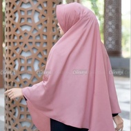 Cileunyi Collection Khimar Bergo Jumbo XXXL Wolfis Syari/ Kerudung Panjang Jilbab Instan Pad Antem S