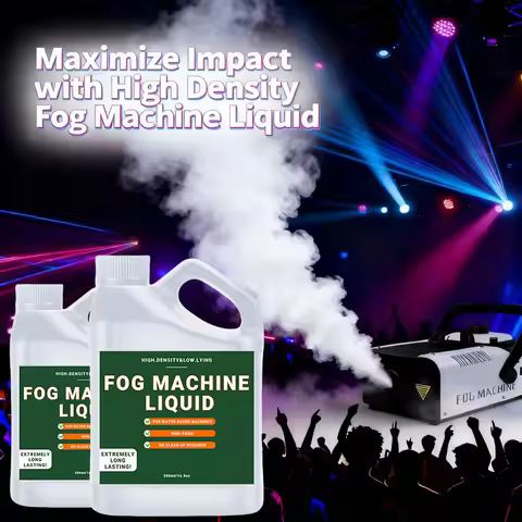 Smoke Fog Machine Liquid - High Density & Long-Lasting Fog Juice for Christmas, Performance Party, N