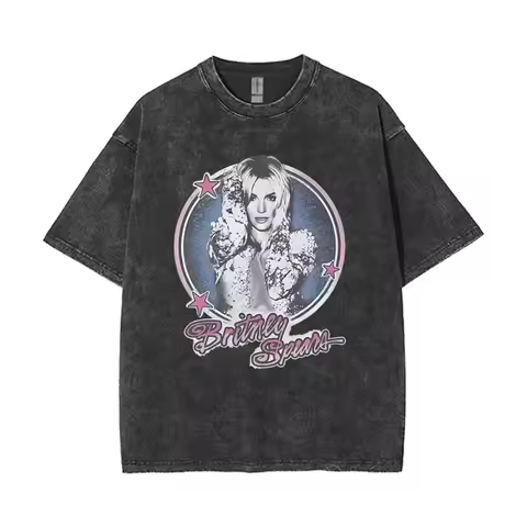 Make America Great Again Paris Hilton Britney Spears Lindsay Lohan Vintage Washed T-shirt Men Women 