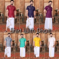 SHIRT WITH DHOTI SET FOR MAN