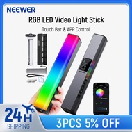【Authentic delivery】 NEEWER RGB LED Video Light Stick, Touch Bar & APP Control, Magnetic Handheld Ph
