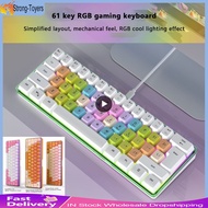 ★1/2/3PCS Gamakay K401 61 Keys Hot Swappable Mechanical Gaming Keyboard RGB Tyce-C Wired Gateron ⋌➹