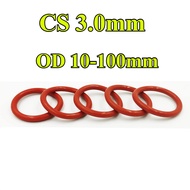 [MHJ-SMY] Red O-Ring CS3.0mm * OD10-100mm