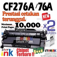 2x Compatible to HP CF276X 76X CF 276X CF276A Laserjet Pro M404 M428 M404dn M404dw M404n M428dw MFP 
