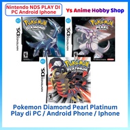 【Nintendo NDS Pokemon Main DI PC Iphone Android phone 】Pokemon Game Pearl Diamond Platinum pc GAME