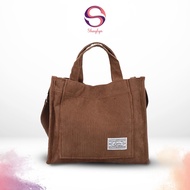 Imported Women's Bags, Korean Style Canvas Shoulder Bags for Girls, New Collection - LS 313