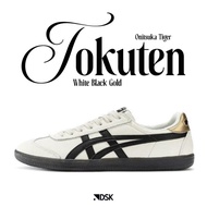 Onitsuka Tiger Tokuten White Black Gold 100% Original Sneakers Casual Pria Wanita Sepatu Ori Murah S