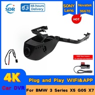 4K HD 2160P New Plug and play Car DVR Video Recorder WiFI Dash Cam For BMW 3 Series X5 G05 X7 xDrive