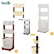 ROVEGA Premium 3-Tier Laundry Basket 3-Level Multifunctional Quality Laundry Basket